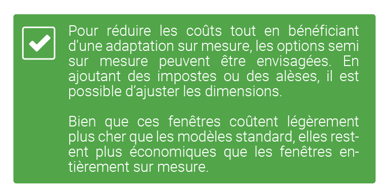 Fenêtre PVC sur mesure : les tarifs selon le dimensions