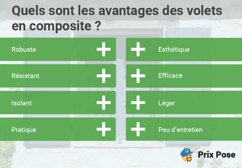 Quels sont les avantages des volets en composite ?