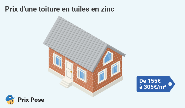 Prix toiture tuiles zinc