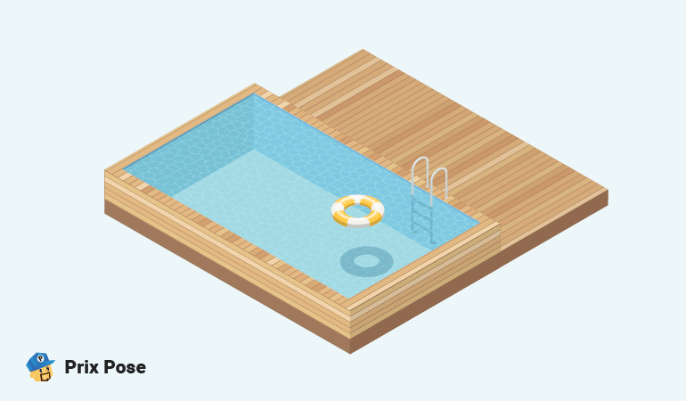 Piscines semi-enterrées en bois